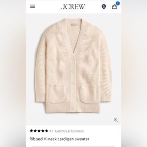 Cotton Alpaca blend J.Crew sweater NWOT